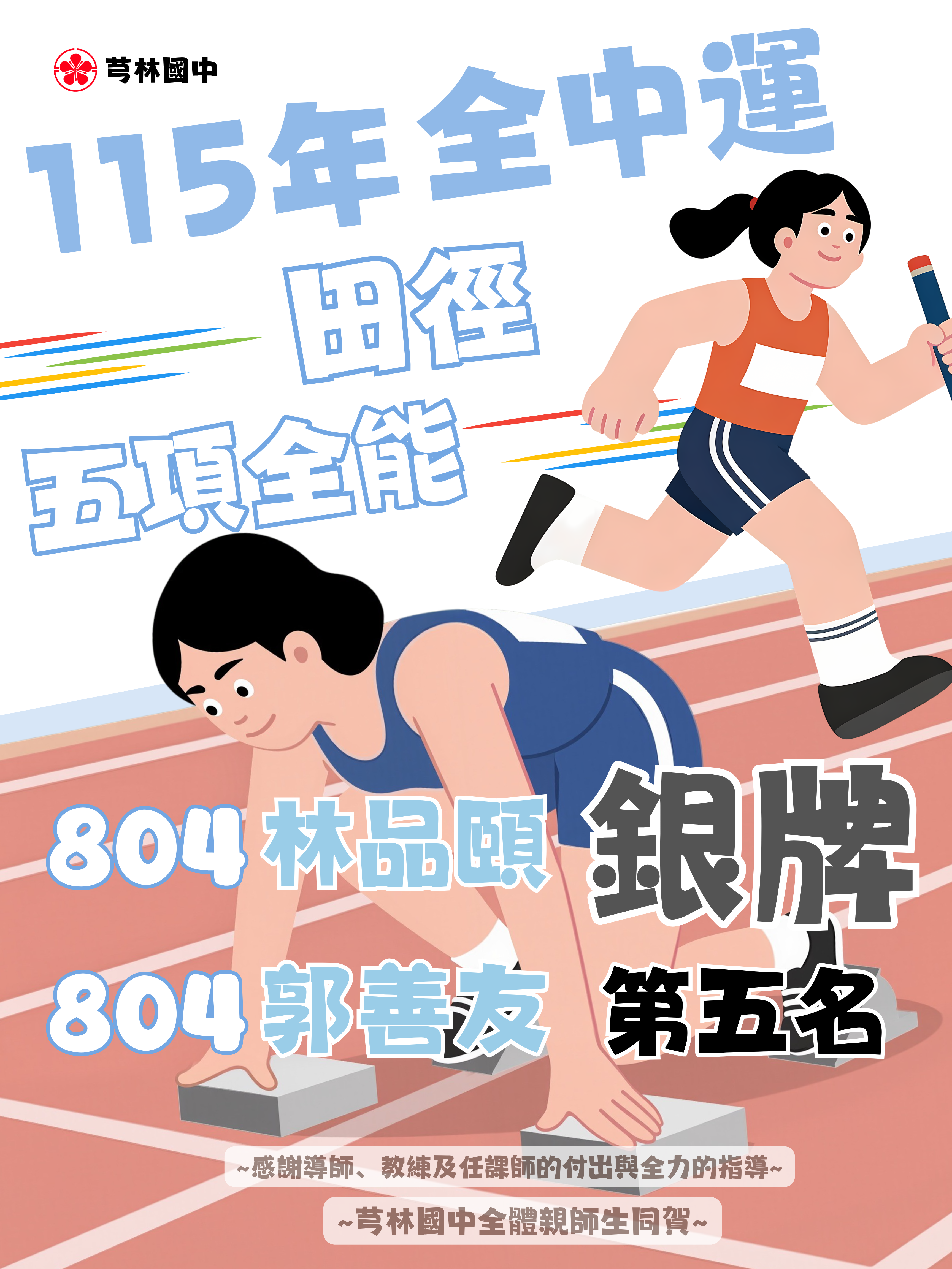 115全中運田徑五項全能